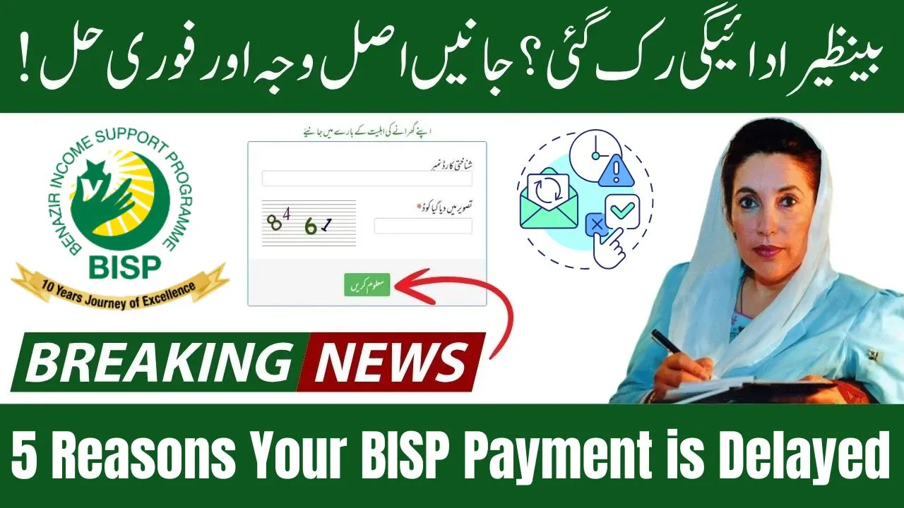 5 Reasons Your BISP Payment is Delayed and How to Fix Each One