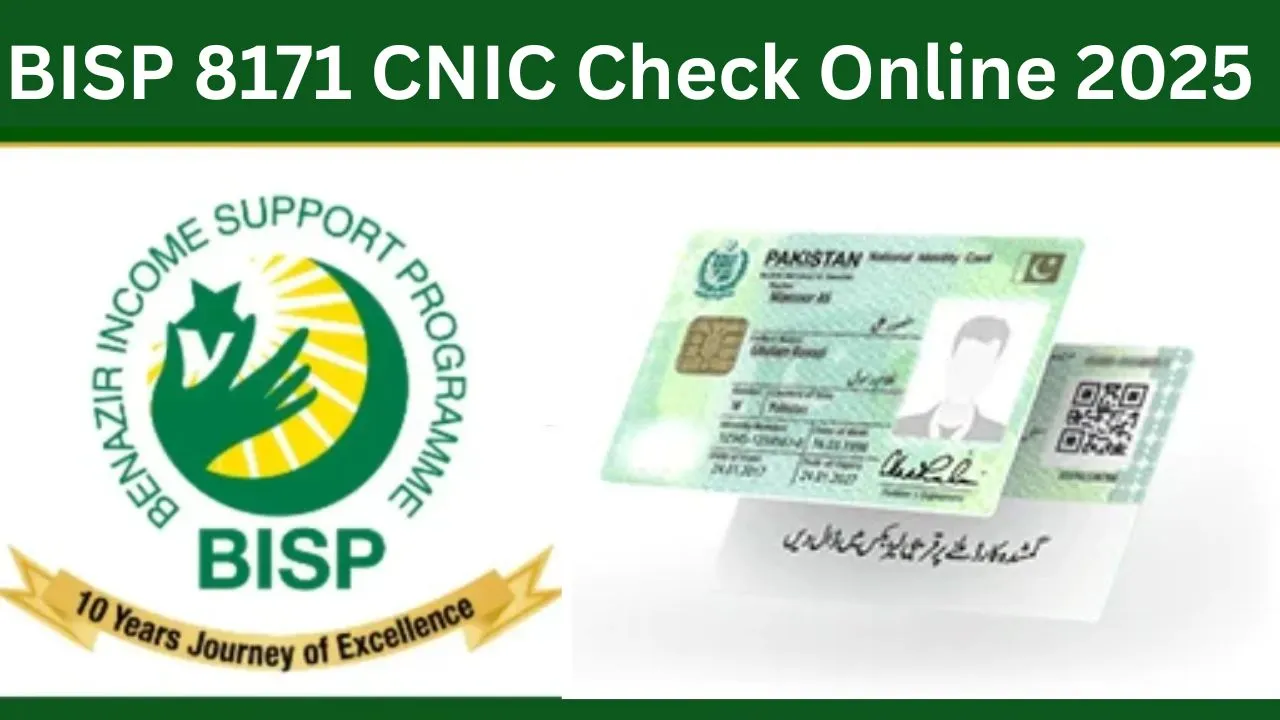 BISP 8171 CNIC Check Online 2025 – Verify Eligibility and Payment Status Easily